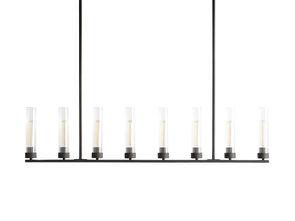 Andreas Linear Chandelier by Bling Lighting Studio