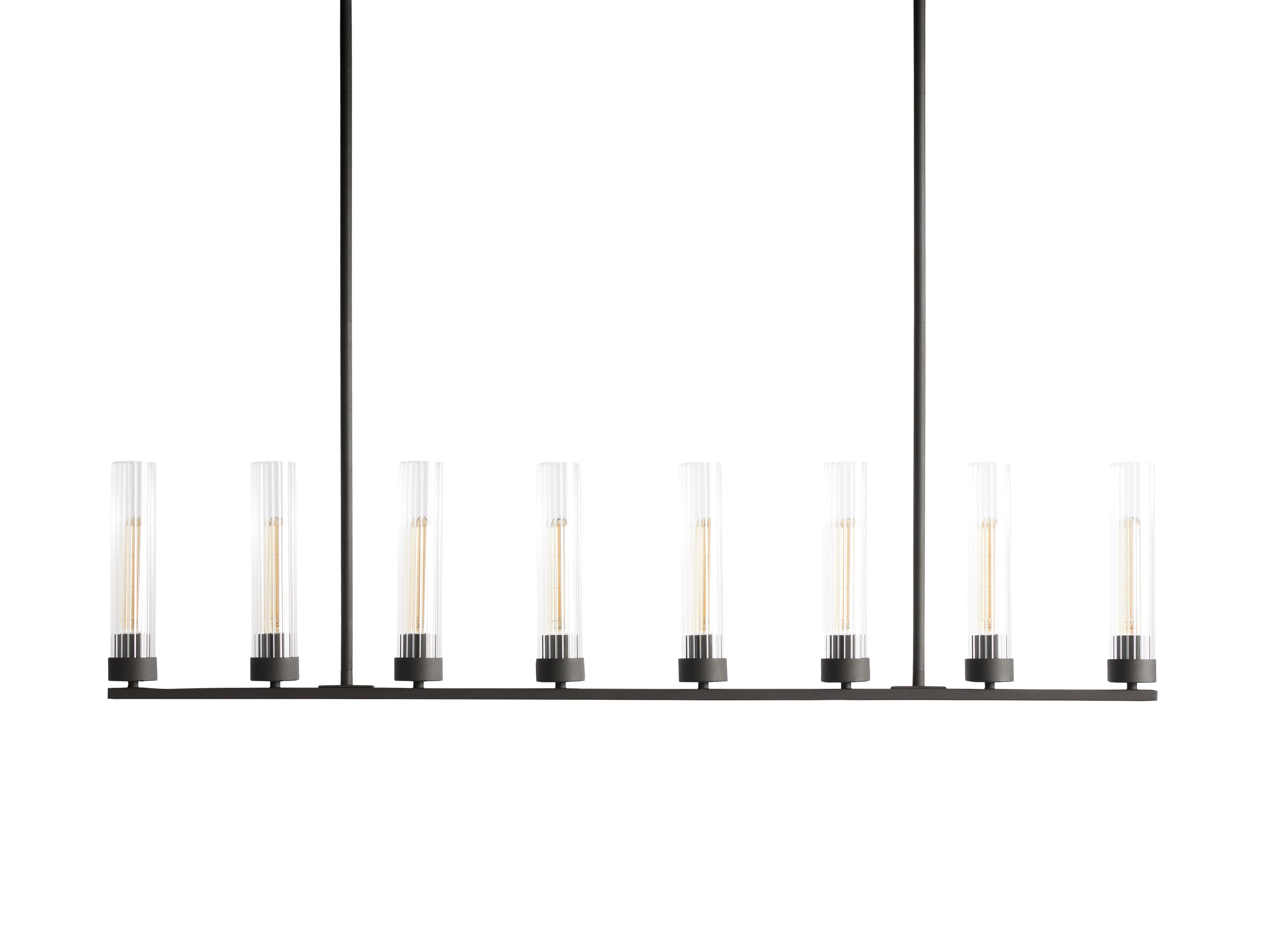 Andreas Linear Chandelier by Bling Lighting Studio