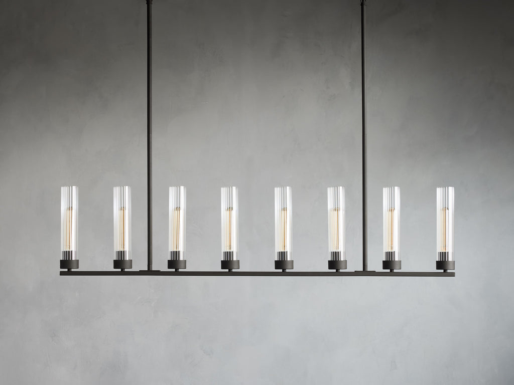 Andreas Linear Chandelier by Bling Lighting Studio
