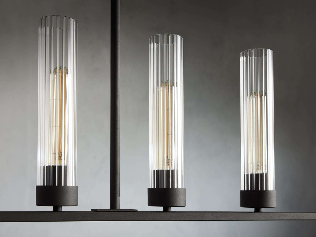 Andreas Linear Chandelier by Bling Lighting Studio