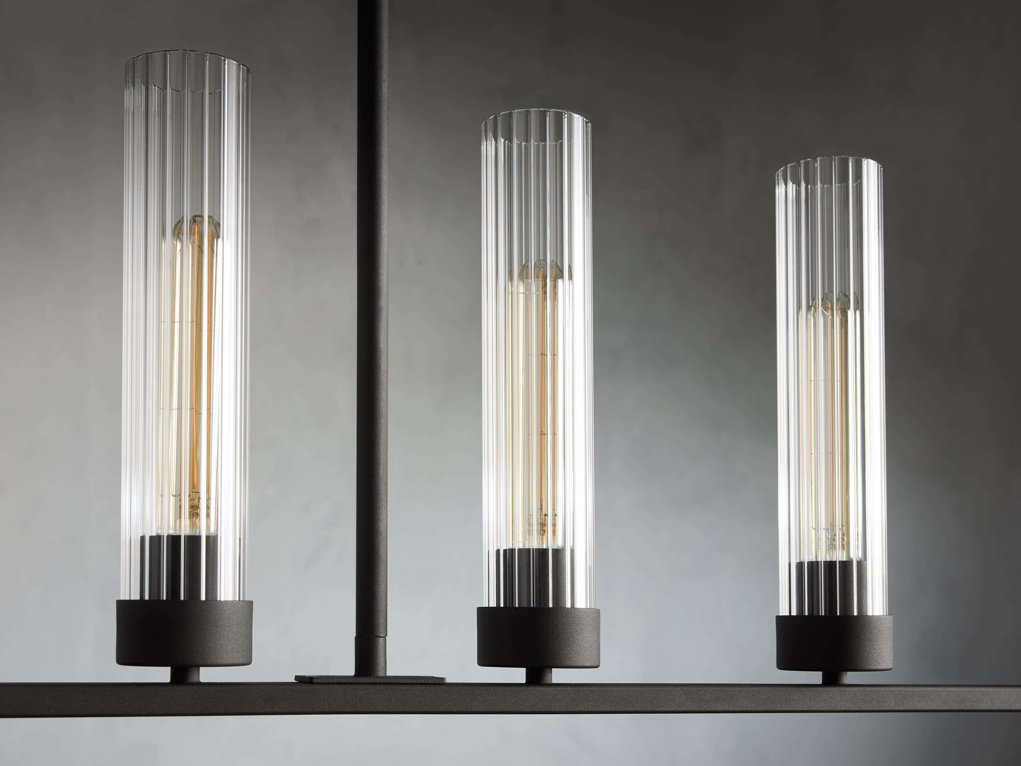 Andreas Linear Chandelier by Bling Lighting Studio