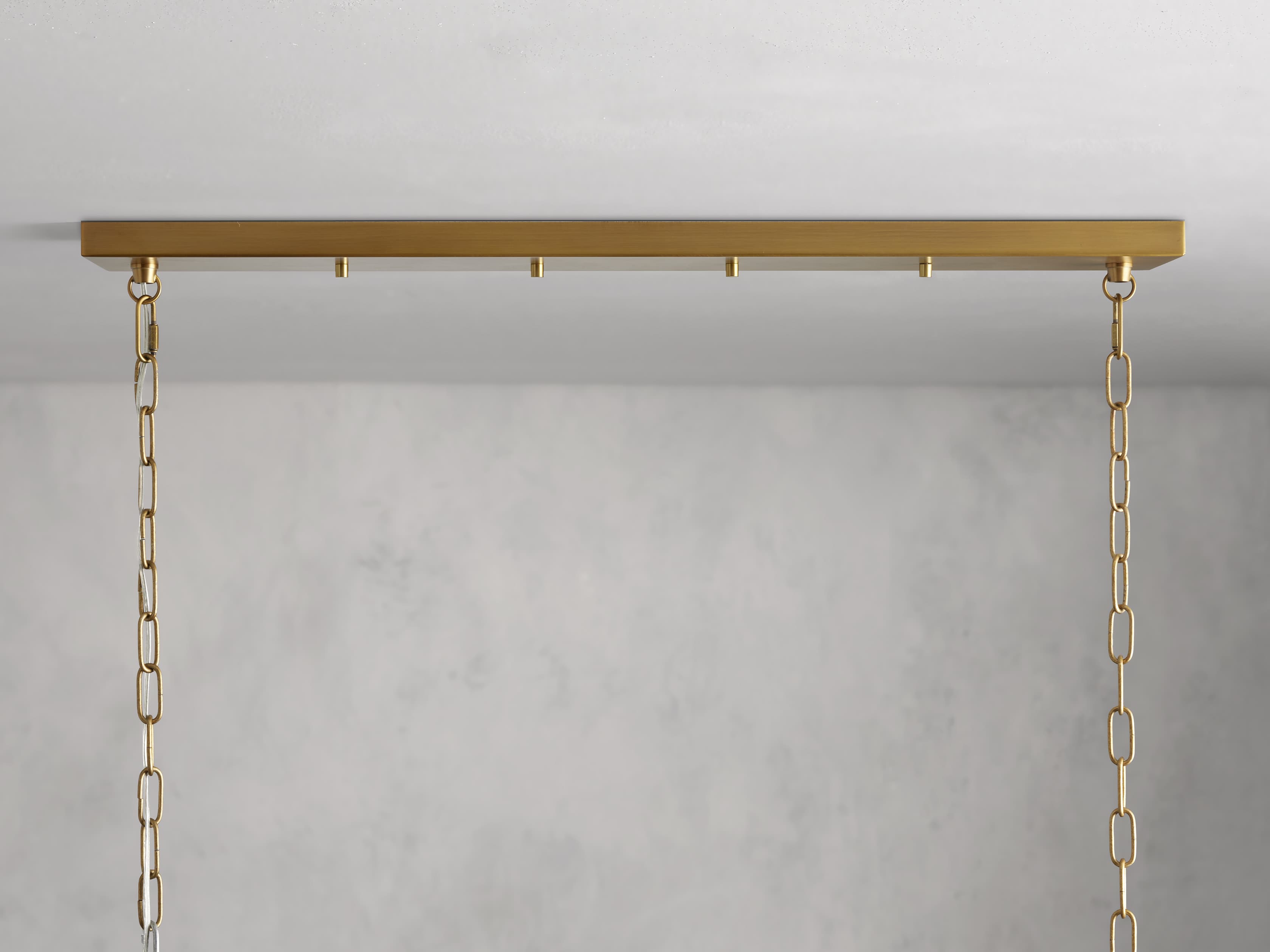 Andreas Linear Chandelier by Bling Lighting Studio
