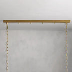 Andreas Linear Chandelier by Bling Lighting Studio