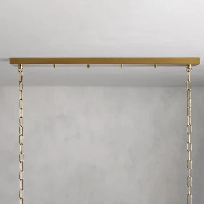 Andreas Linear Chandelier by Bling Lighting Studio