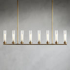 Andreas Linear Chandelier by Bling Lighting Studio