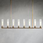 Andreas Linear Chandelier by Bling Lighting Studio