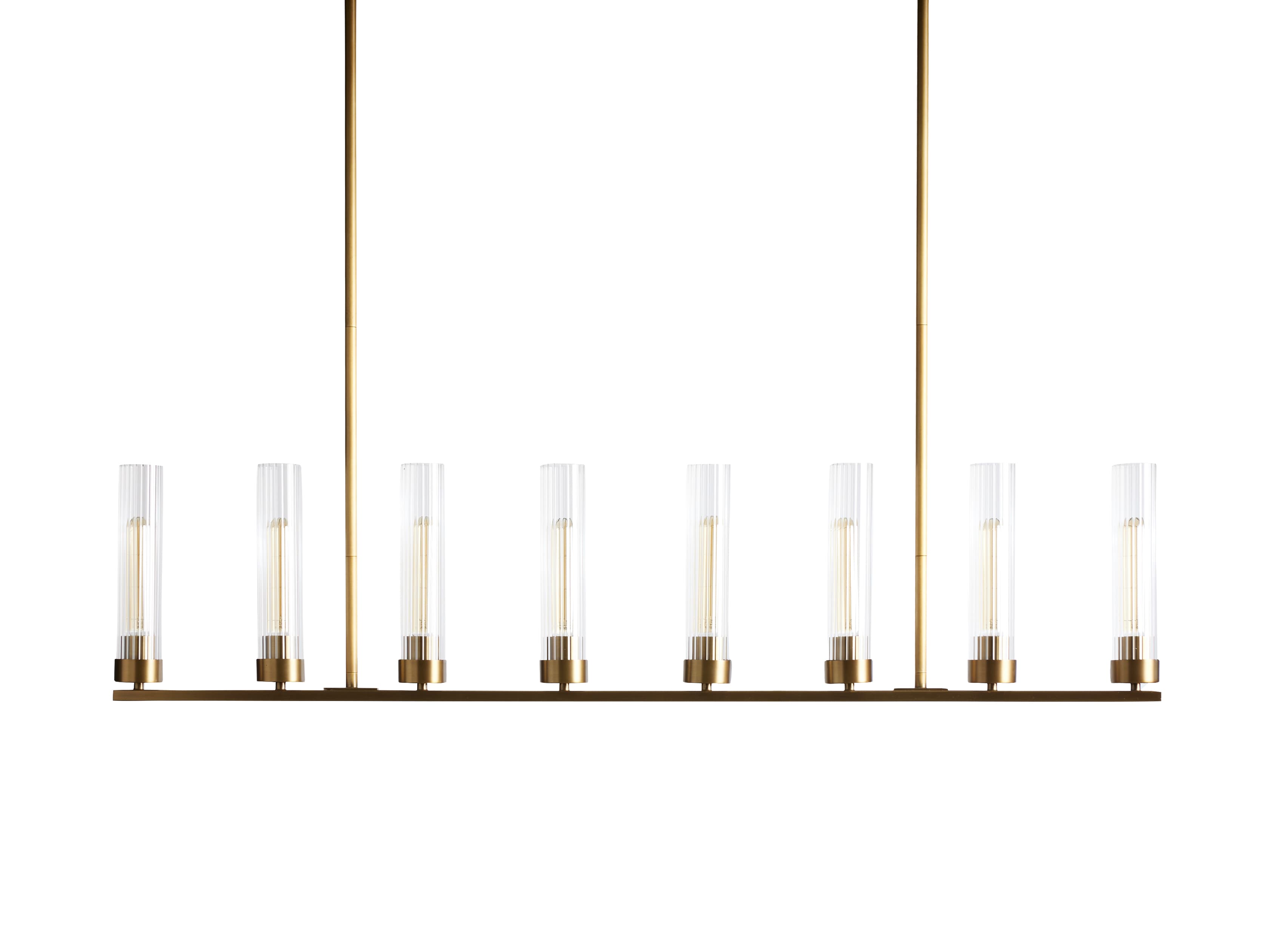 Andreas Linear Chandelier by Bling Lighting Studio
