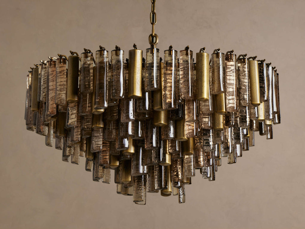 Neve Round Chandelier by Bling Lighting Studio
