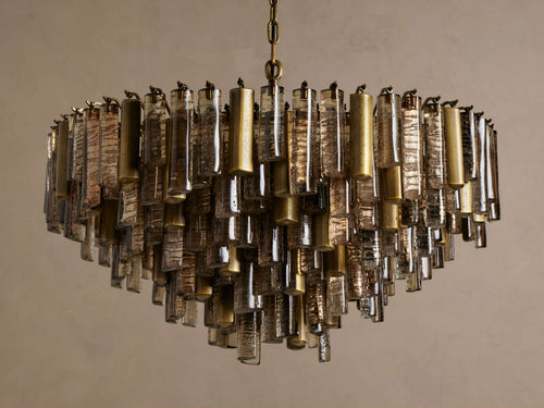 Neve Round Chandelier by Bling Lighting Studio