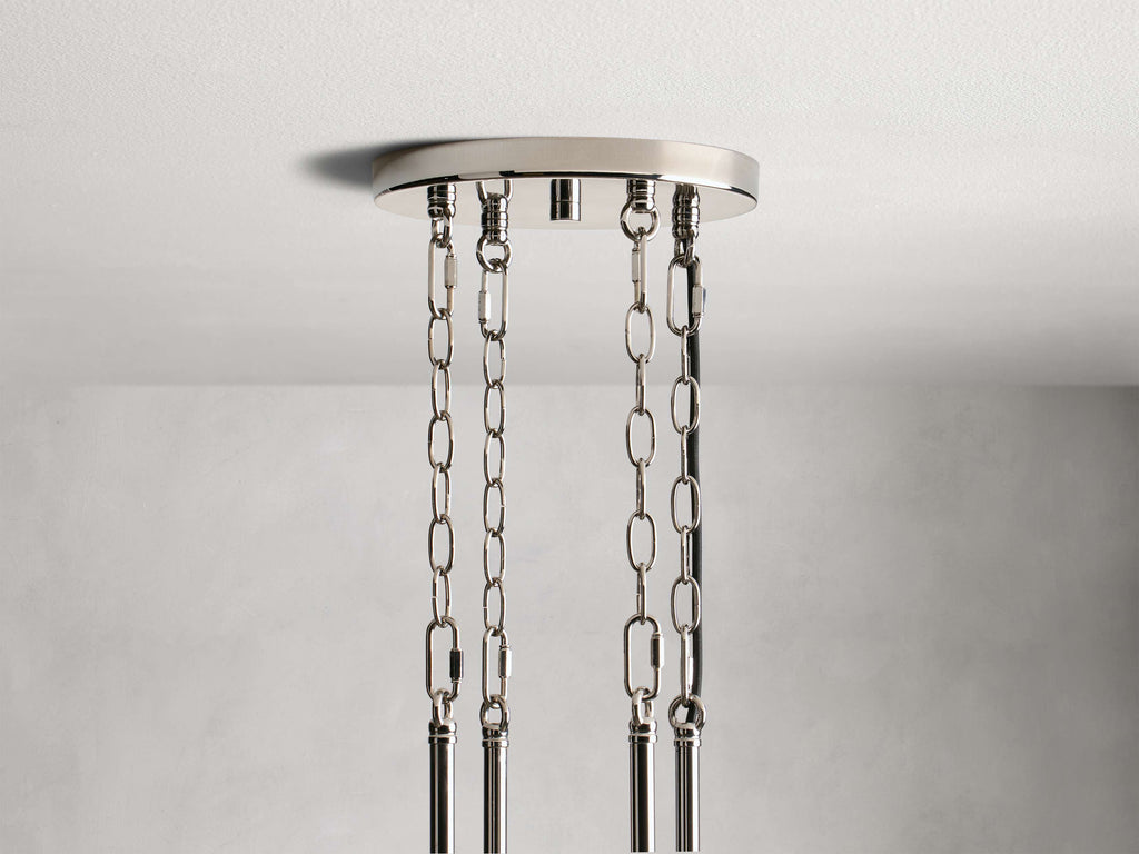 Andreas Round Chandelier by Bling Lighting Studio