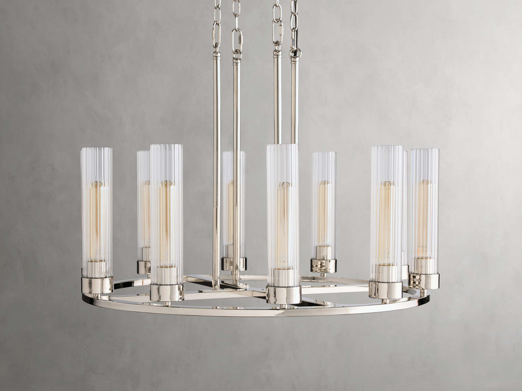 Andreas Round Chandelier by Bling Lighting Studio