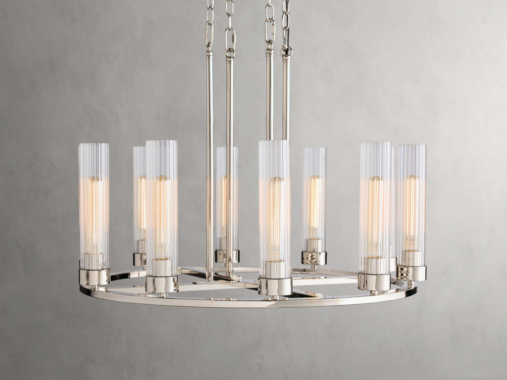 Andreas Round Chandelier by Bling Lighting Studio