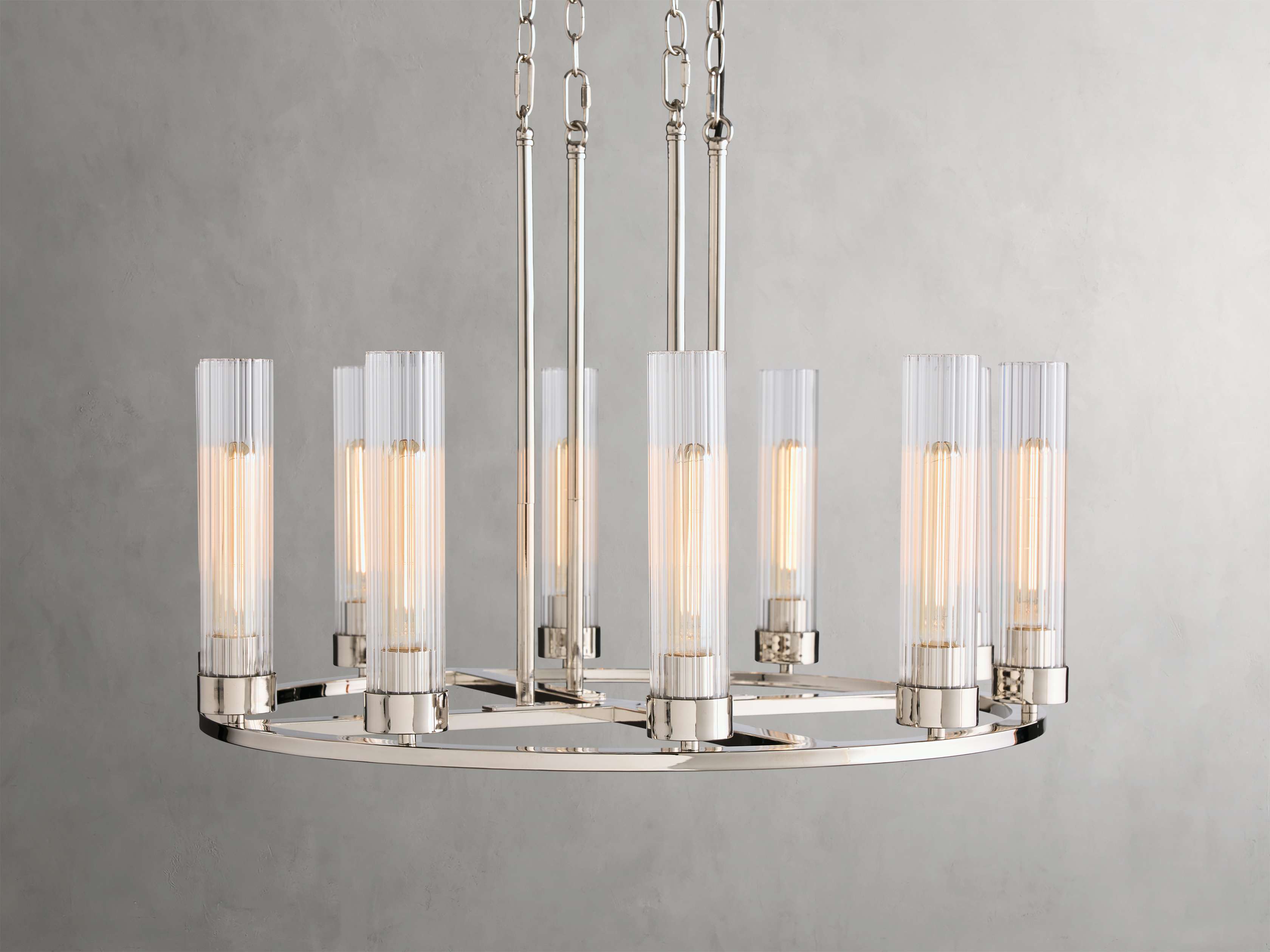 Andreas Round Chandelier by Bling Lighting Studio