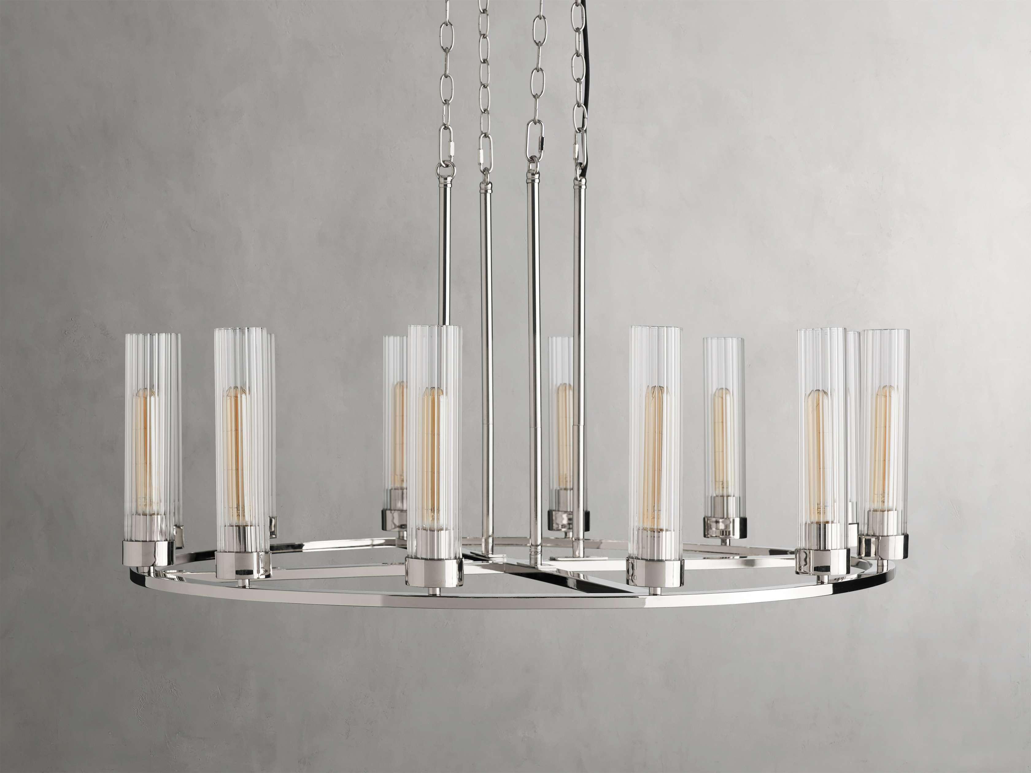 Andreas Round Chandelier by Bling Lighting Studio