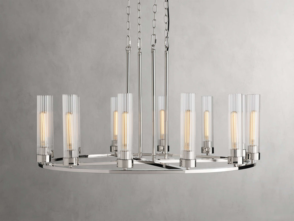 Andreas Round Chandelier by Bling Lighting Studio