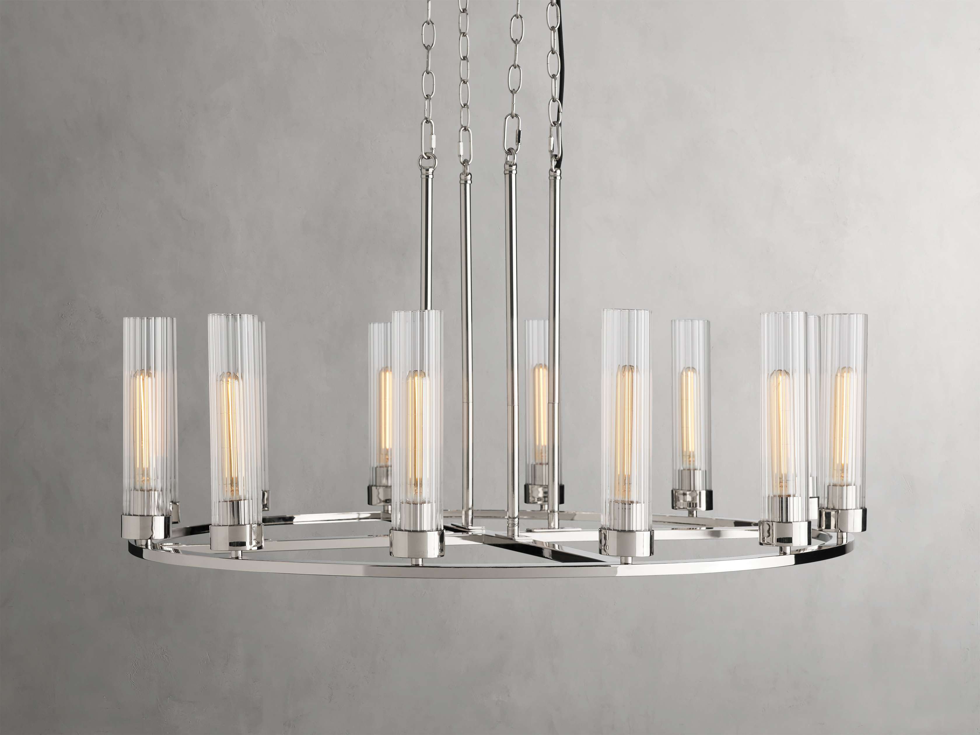 Andreas Round Chandelier by Bling Lighting Studio