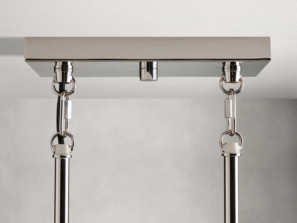 Andreas Linear Chandelier by Bling Lighting Studio