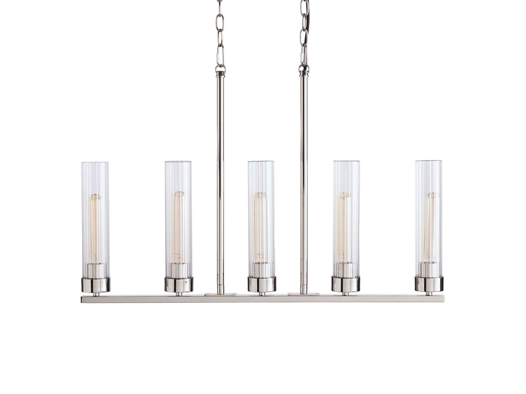 Andreas Linear Chandelier by Bling Lighting Studio