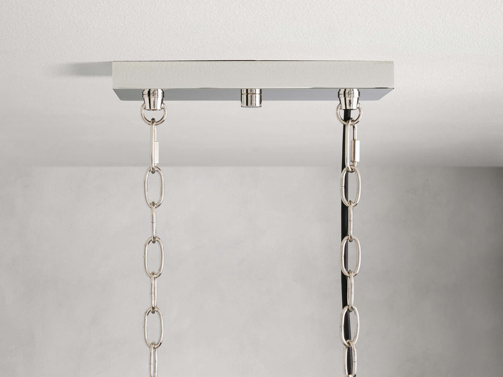Andreas Linear Chandelier by Bling Lighting Studio
