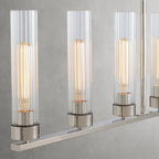 Andreas Linear Chandelier by Bling Lighting Studio