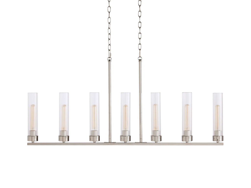 Andreas Linear Chandelier by Bling Lighting Studio