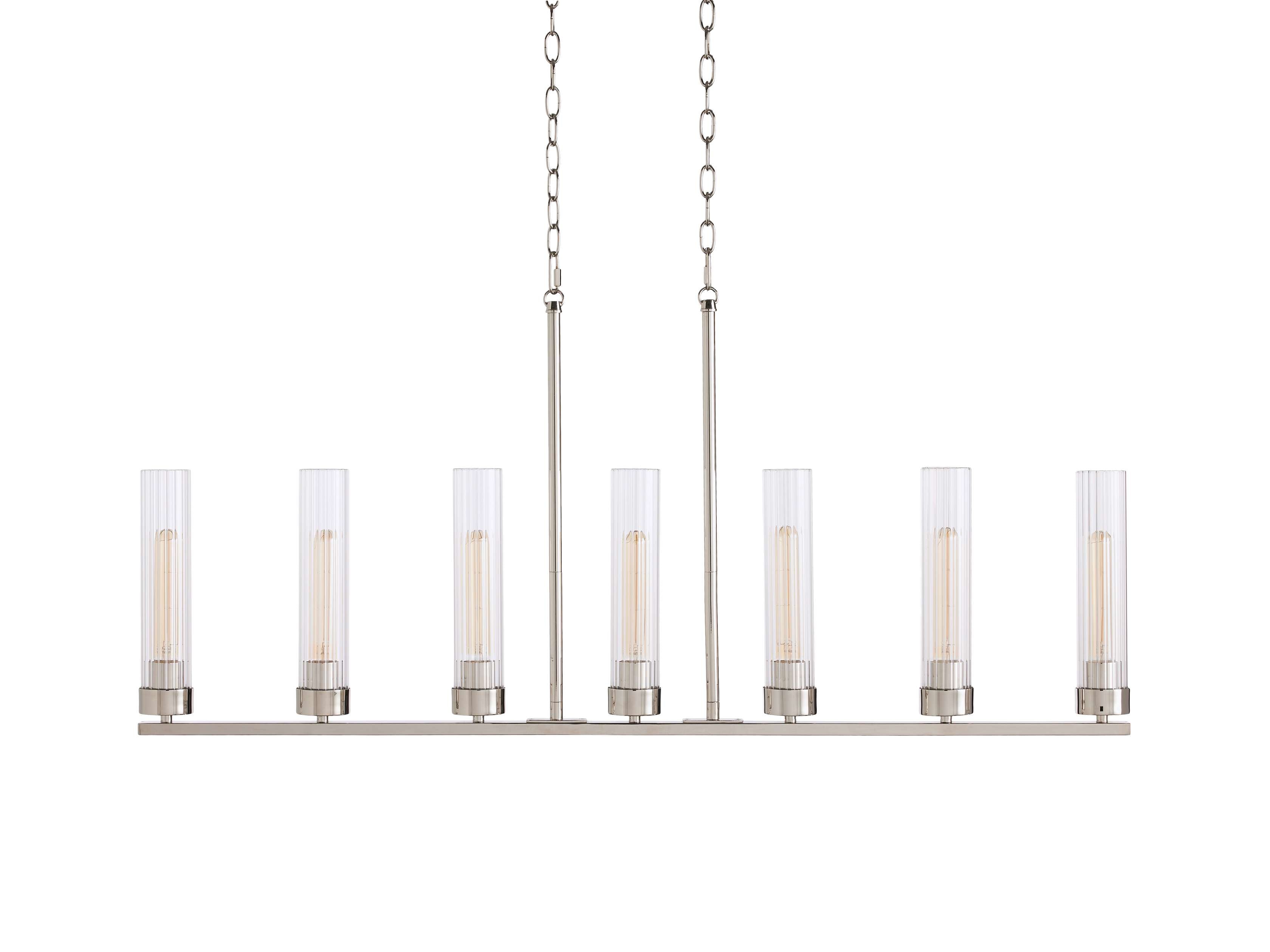 Andreas Linear Chandelier by Bling Lighting Studio