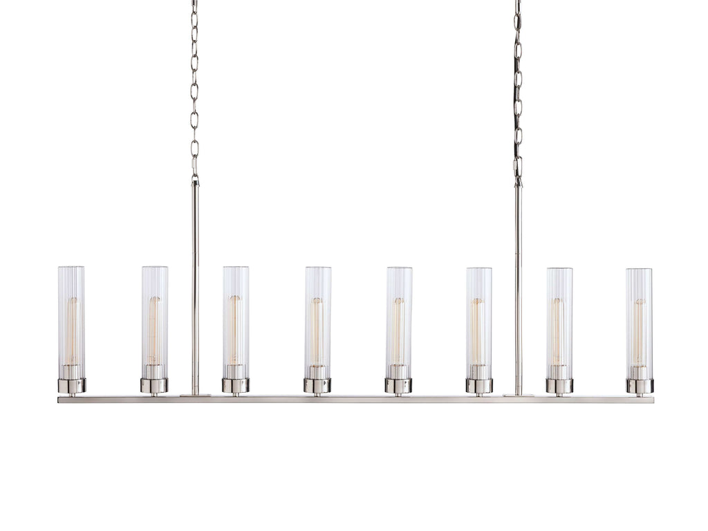 Andreas Linear Chandelier by Bling Lighting Studio
