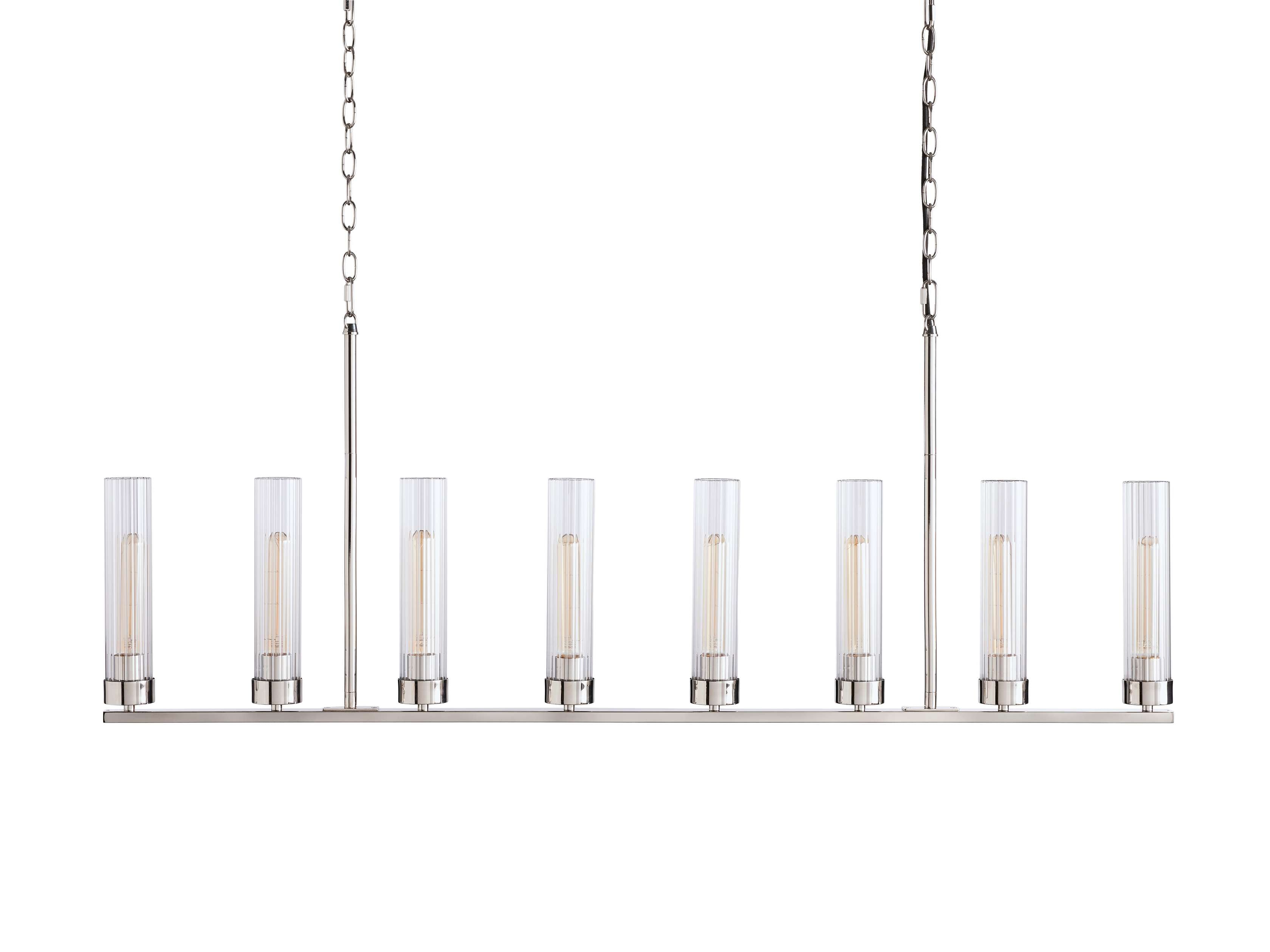 Andreas Linear Chandelier by Bling Lighting Studio
