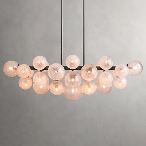 Mandoza Linear Chandelier by Bling Lighting Studio