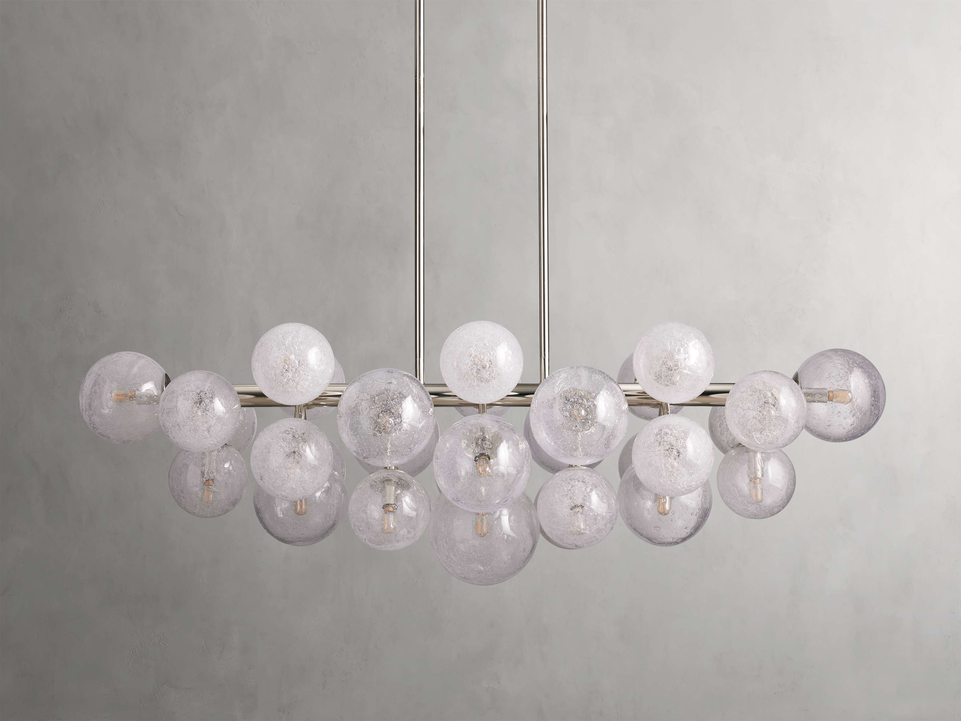 Mandoza Linear Chandelier by Bling Lighting Studio