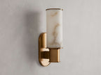 Harlin Wall Sconce in Alabaster by Bling Lighting Studio