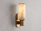 Harlin Wall Sconce in Alabaster by Bling Lighting Studio