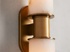 Harlin 2-Light Wall Sconce in Alabaster by Bling Lighting Studio