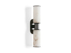 Harlin 2-Light Wall Sconce in Alabaster by Bling Lighting Studio