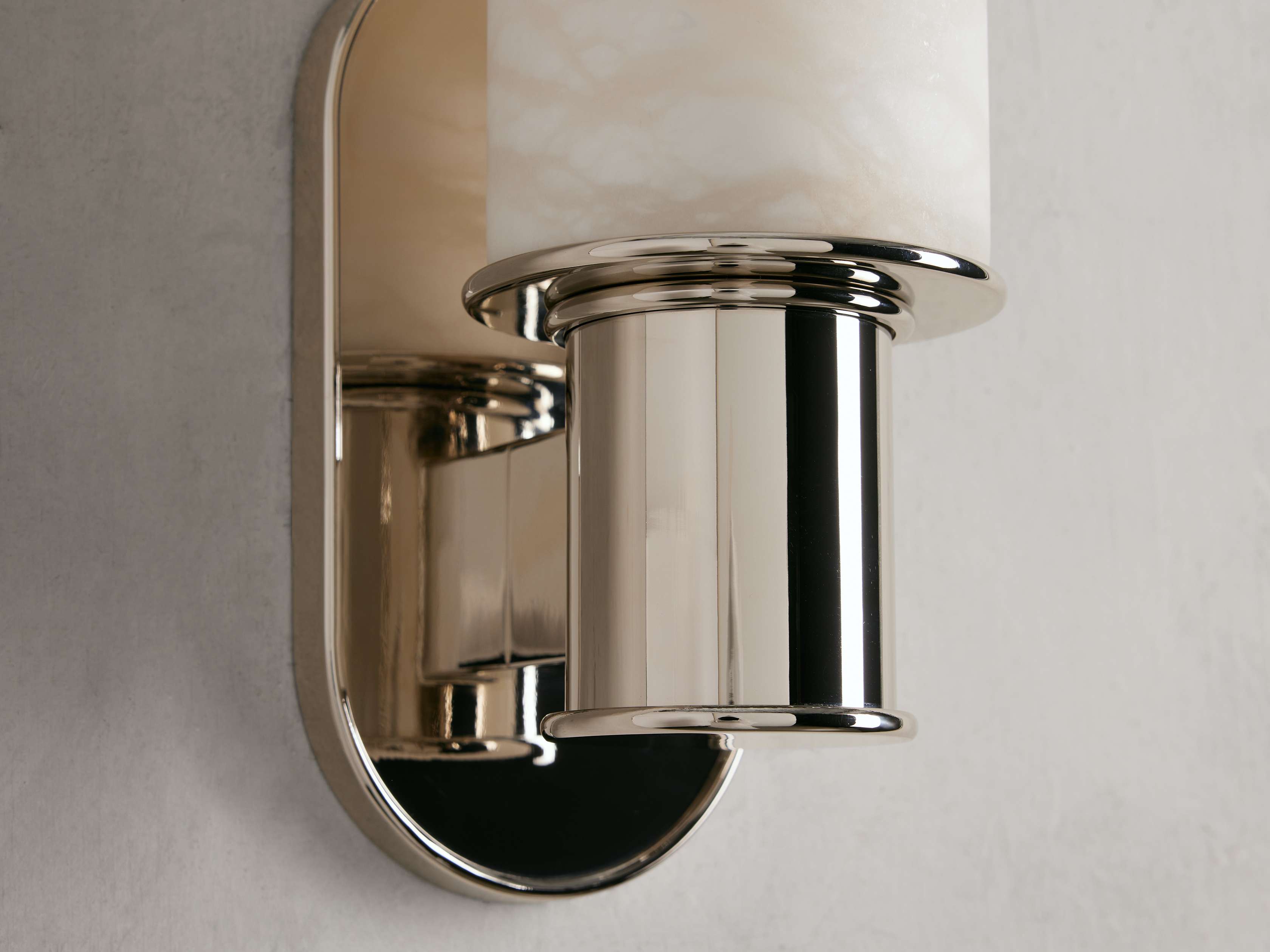 Harlin Wall Sconce in Alabaster by Bling Lighting Studio