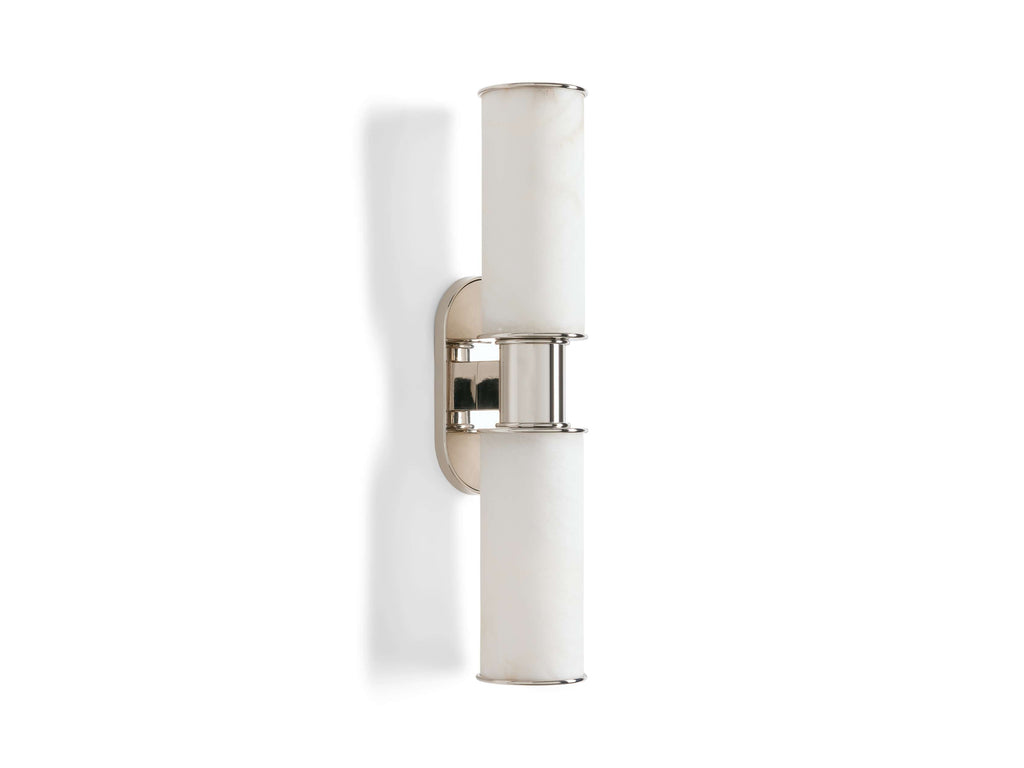 Harlin 2-Light Wall Sconce in Alabaster by Bling Lighting Studio