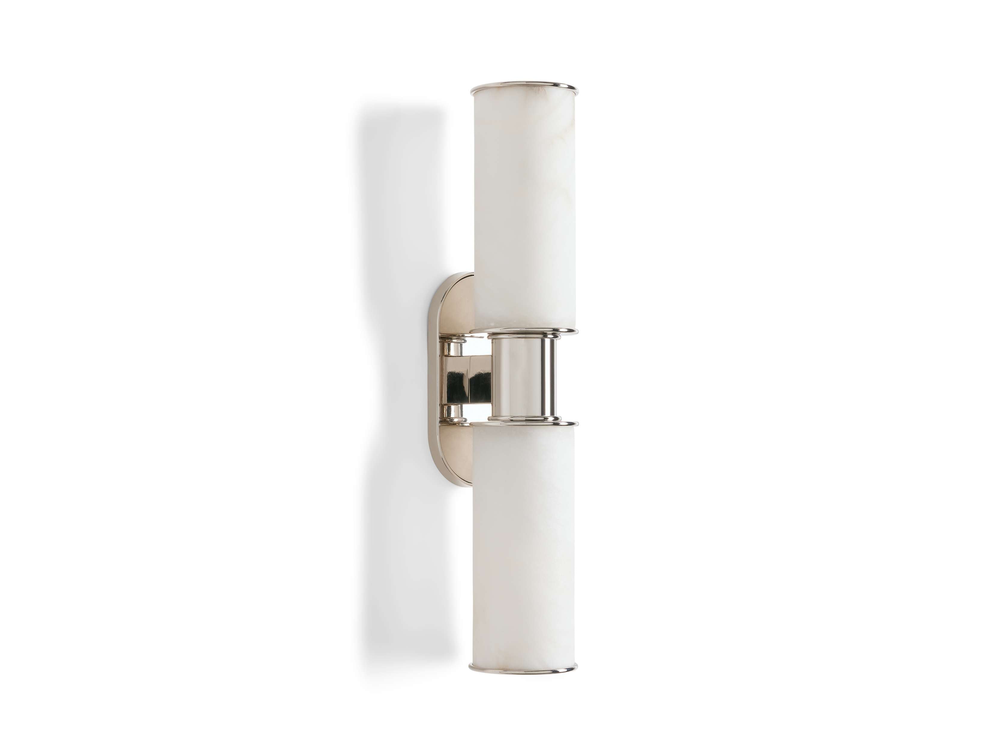 Harlin 2-Light Wall Sconce in Alabaster by Bling Lighting Studio