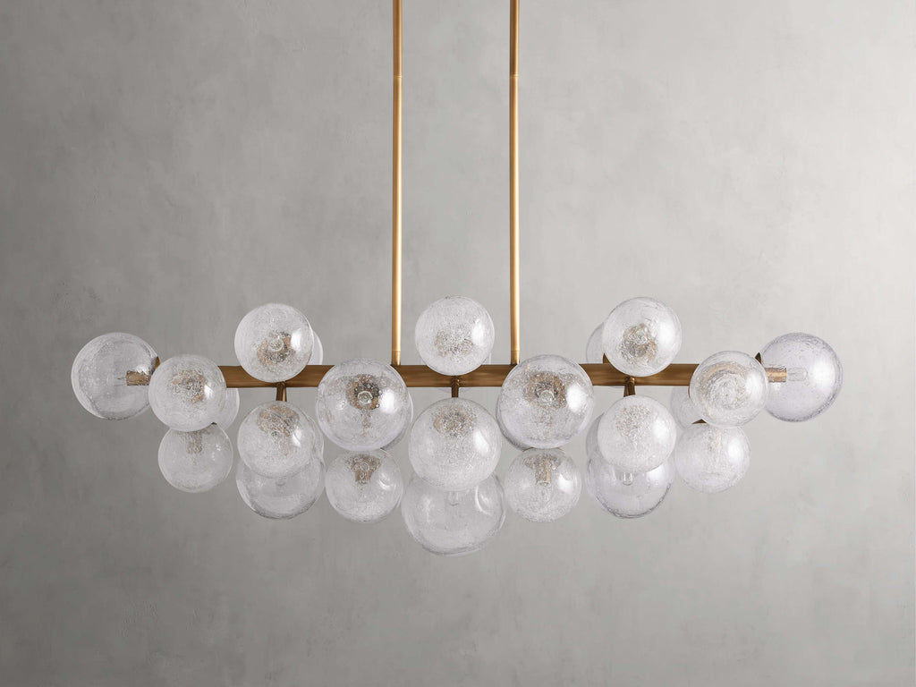 Mandoza Linear Chandelier by Bling Lighting Studio