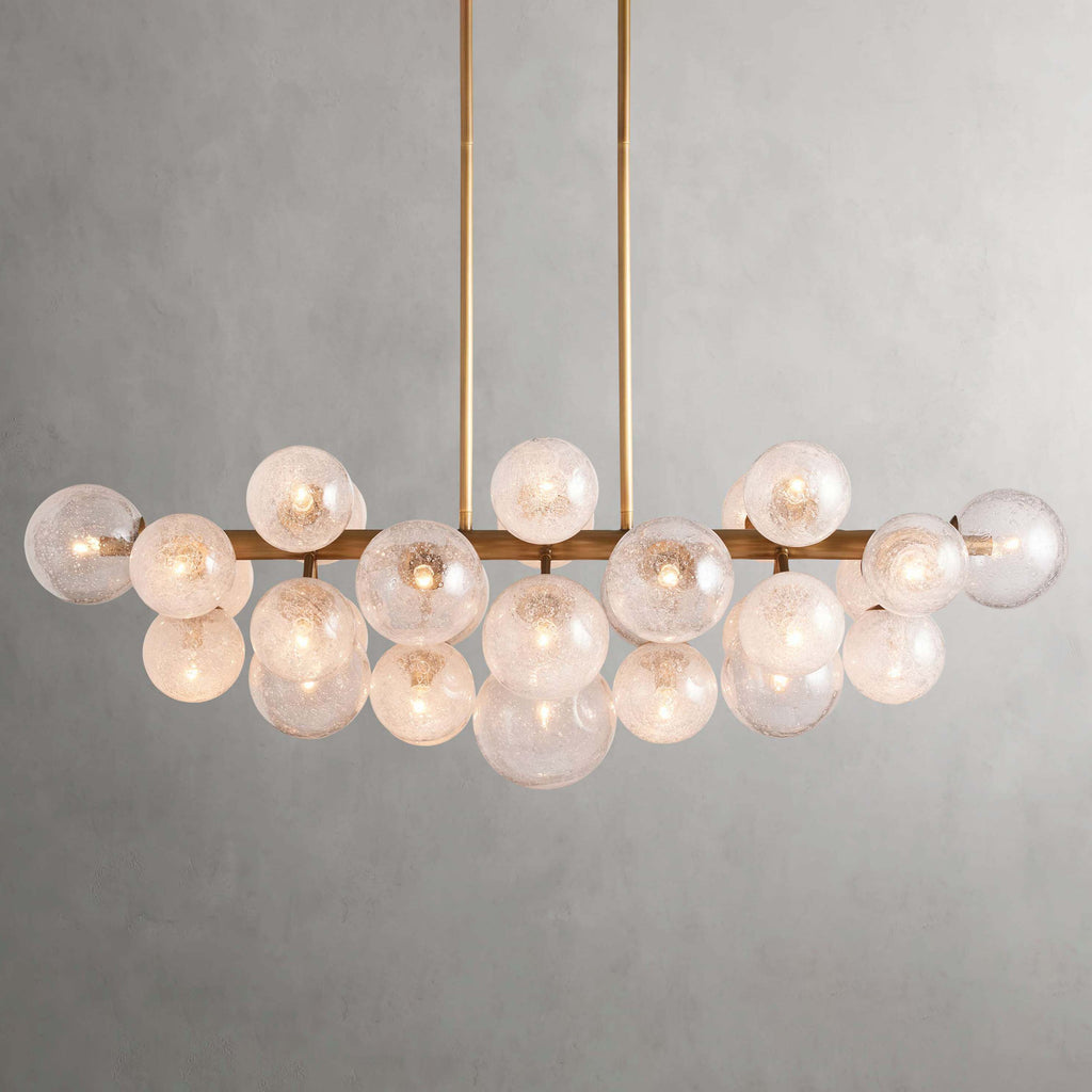 Mandoza Linear Chandelier by Bling Lighting Studio