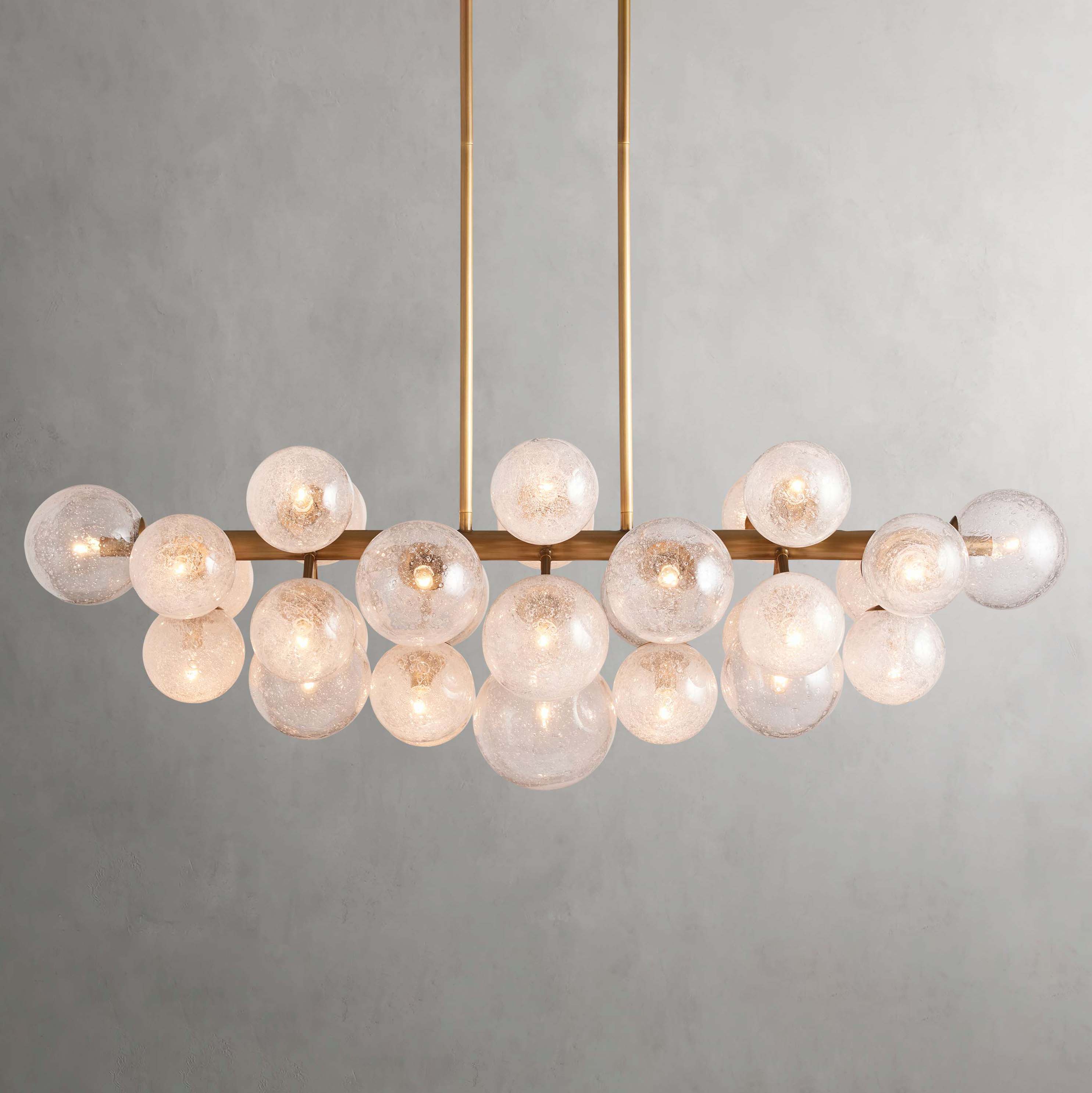 Mandoza Linear Chandelier by Bling Lighting Studio