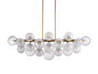 Mandoza Linear Chandelier by Bling Lighting Studio