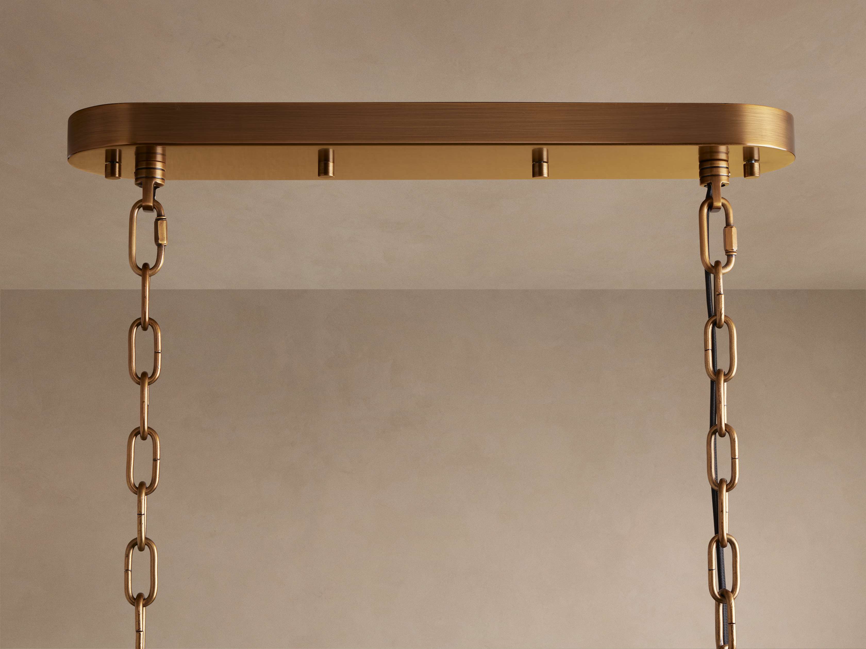 Neve Linear Chandelier by Bling Lighting Studio