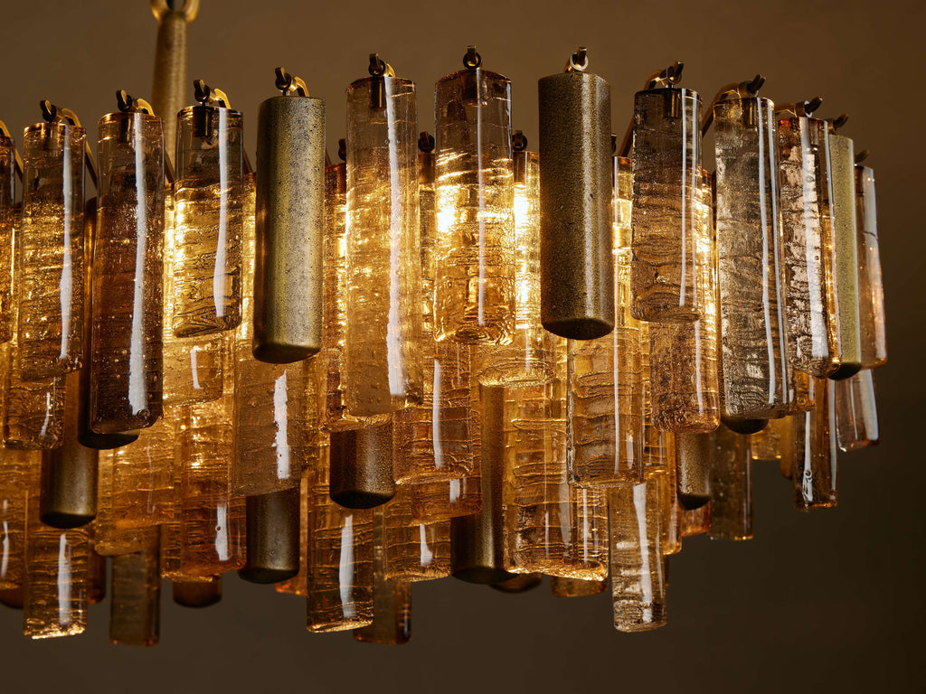 Neve Linear Chandelier by Bling Lighting Studio