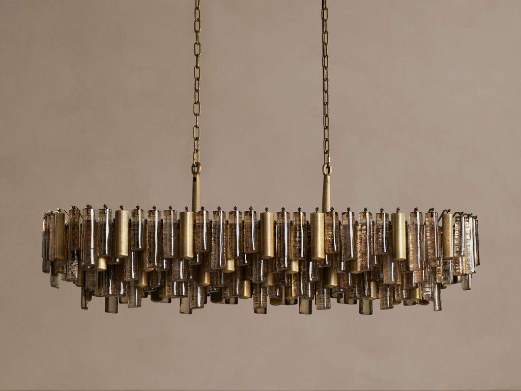 Neve Linear Chandelier by Bling Lighting Studio