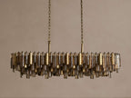 Neve Linear Chandelier by Bling Lighting Studio