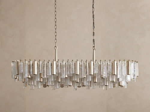 Neve Linear Chandelier by Bling Lighting Studio