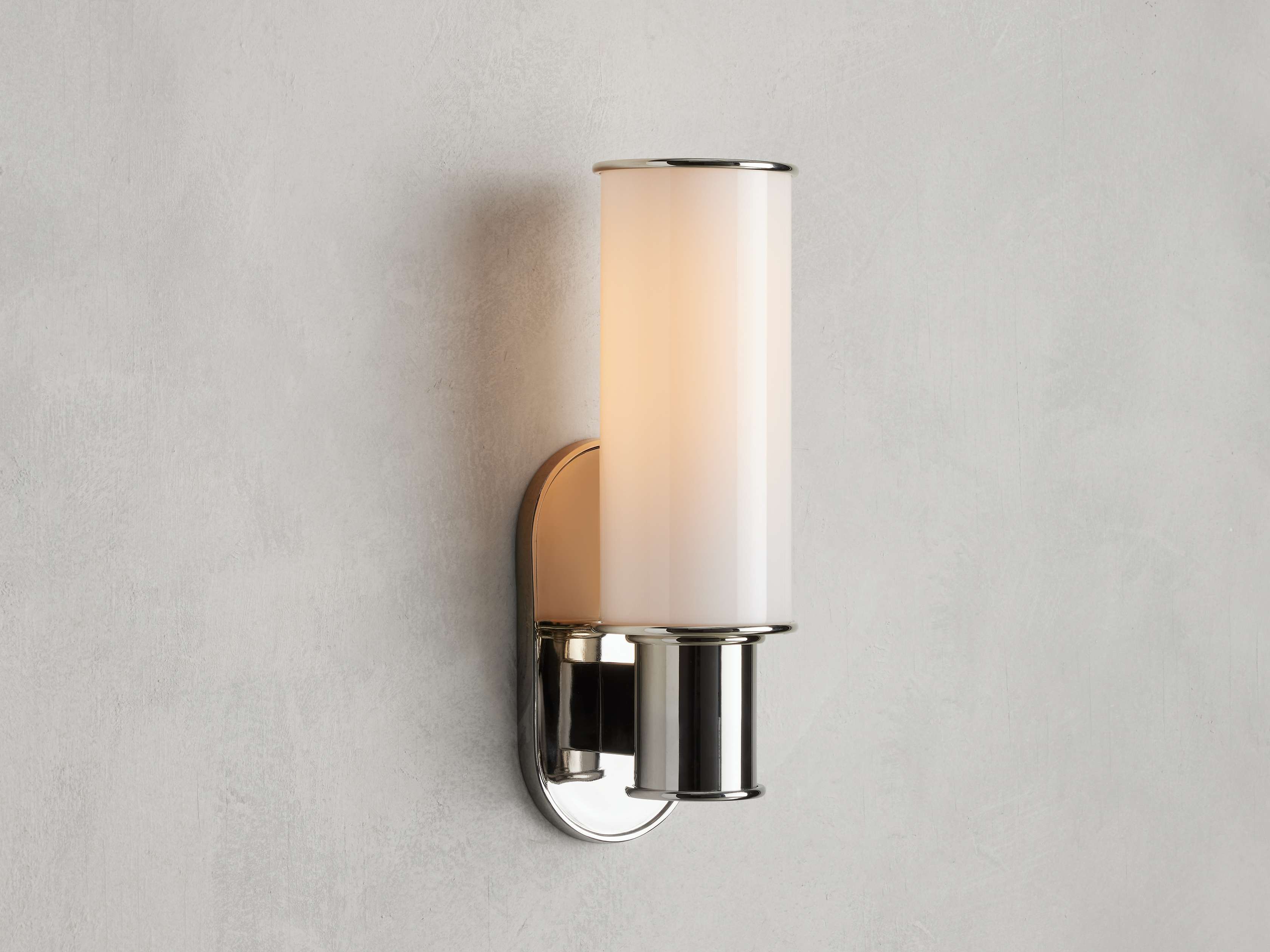 Harlin Wall Sconce in Milk by Bling Lighting Studio