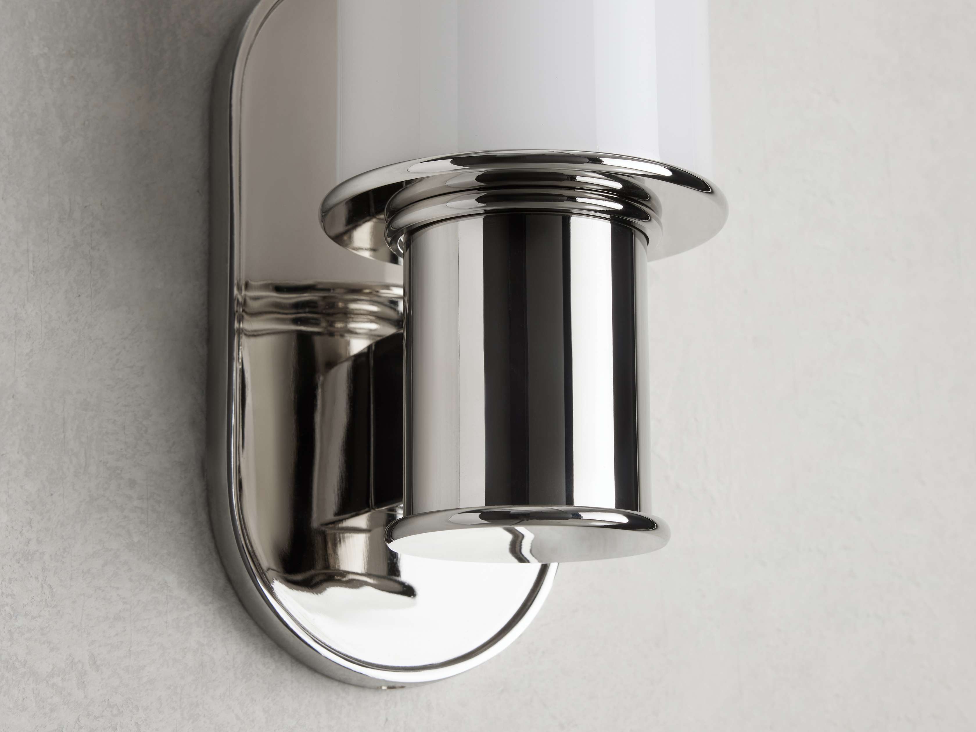 Harlin Wall Sconce in Milk by Bling Lighting Studio
