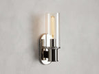 Harlin Wall Sconce in Clear by Bling Lighting Studio