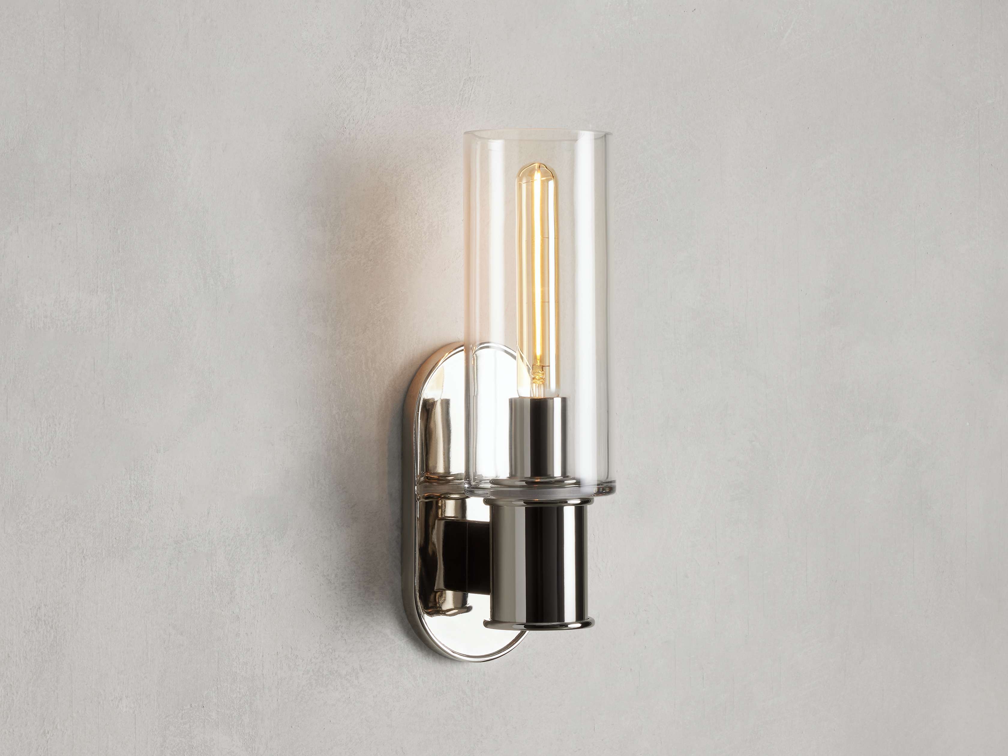 Harlin Wall Sconce in Clear by Bling Lighting Studio